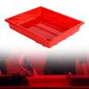 Hzoibyze 12inch Darkroom Developing Tray Photo Processing Tray Professional Multifunctional for Photography Accessory 14.2x12.2inch, Red view 2