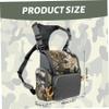 Binocular Harness Chest Pack, Adjustable Hunting Chest Pack with Multi-Pocket, Hunting for Adults, Camouflage view 3