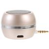 GALPADA Mini Desktop External Speaker with Aux Input USB Rechargeable Portable Bass Loudspeaker for Phones Tablets Laptops with Shell and Mesh Protection view 1