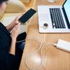 GALPADA Mini Desktop External Speaker with Aux Input USB Rechargeable Portable Bass Loudspeaker for Phones Tablets Laptops with Shell and Mesh Protection view 3