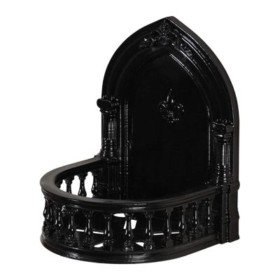 BaotyJie Security Camera Wall Mount Bracket Support Rack Home Holder Adhesion Shelf for Exterior Shop Office Dome Camera Door, Black