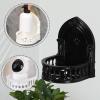 BaotyJie Security Camera Wall Mount Bracket Support Rack Home Holder Adhesion Shelf for Exterior Shop Office Dome Camera Door, Black view 2