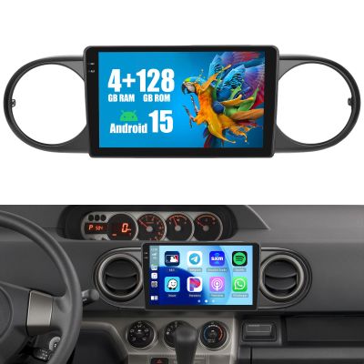 4+128G Radio for Toyota Scion xB 2007-2016, 9" Touch Screen for Scion xB Bluetooth Radio with Wireless CarPlay/Android Auto, 5GHz WiFi, Bluetooth 5.0, EQ, GPS Navigation, 1280 * 720, Backup Camera