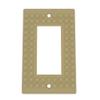 Building Brick Light Switch Cover Plate - Compatible with Standard Construction Blocks - Single Decora (Matte Desert Tan) view 1