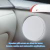 Goshyda 2PCS Magnetic Ceiling Speaker Grille Covers, 280mm Round Rustproof Metal Grill with Base, Easy Install Speaker Protection for Home Theater & Car view 2