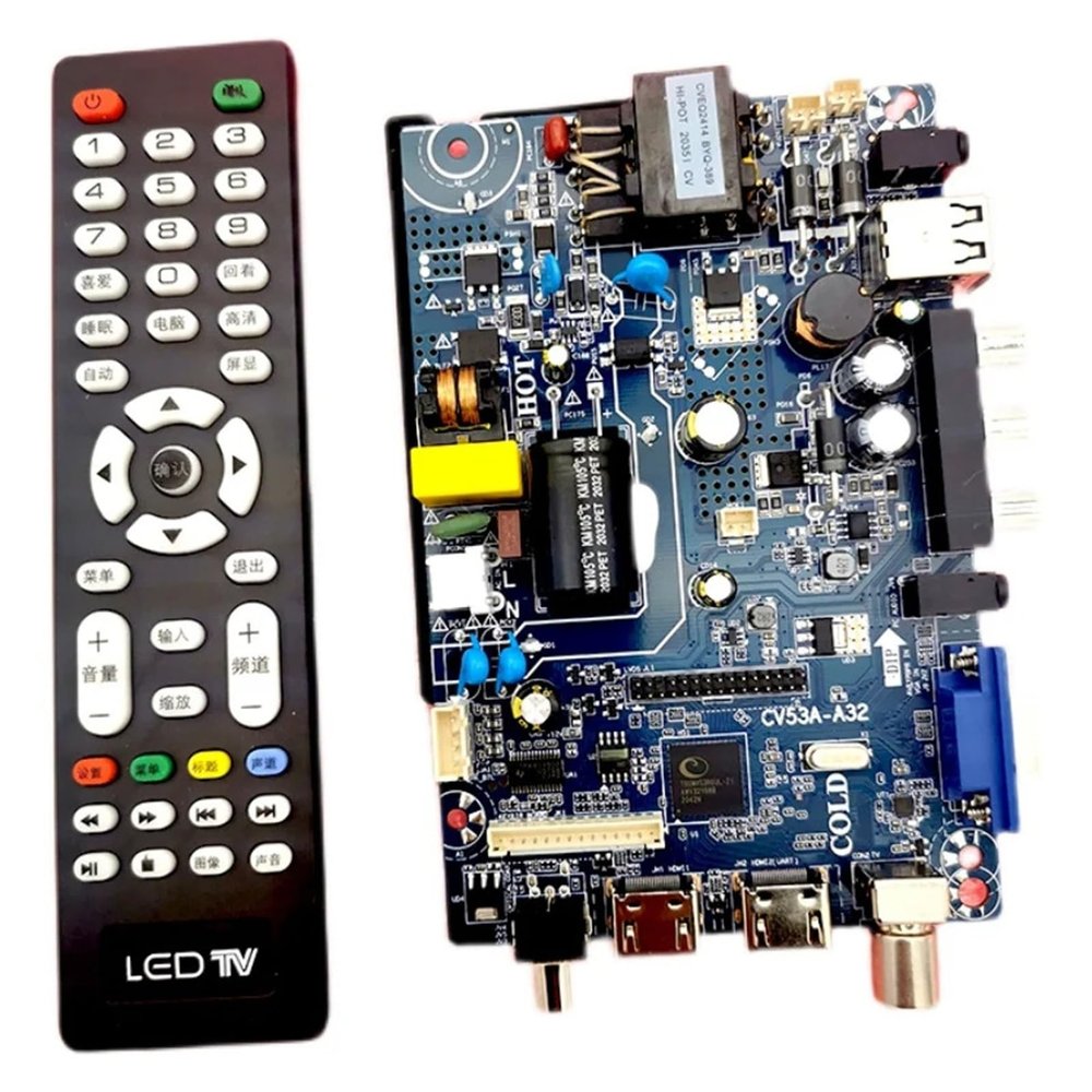 CV53A-A32 TP.SK108.PB818 LCD Driver Board  32-inch LCD TV Motherboard(1366 768)