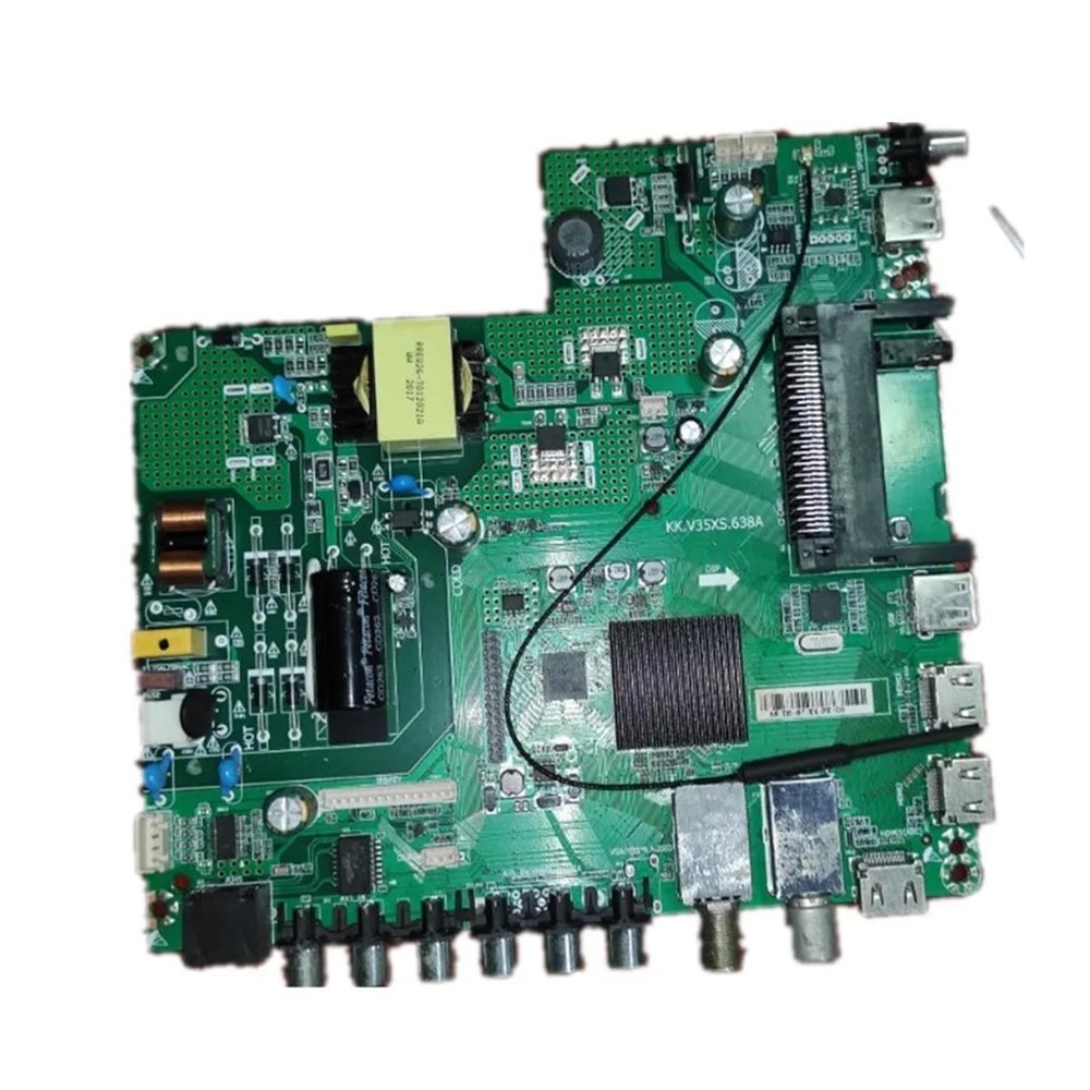 KK.V35XS.638A Universal TV Motherboard  WiFi Network, Android 9.0, 36-41v Or 50-70v 800ma, 4-core, 1GDDR+4/8G EMMC(1366x768 4g)