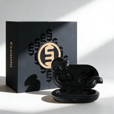 Sleep Earbuds 53dB High-Frequency Noise Reduction 8-mic Array & Dual Hybrid Filtering Technology, 80H Playtime, Snore Blocking Comfortable Earbuds, Bluetooth 5.3 Earplugs for Side Sleeper, Airplane