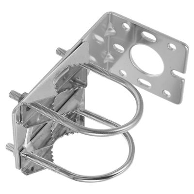 BESPORTBLE Outdoor Aluminum Alloy Antenna Pole Mount Bracket with U-Bolt Clamp for Weather-Resistant Outdoor Antenna Mounting Versatile Wall and Pole Attachment for Attic and Use