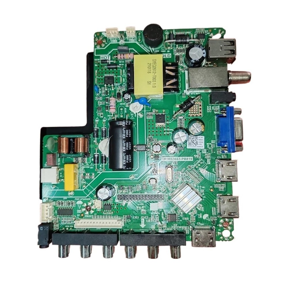 Ouyniei TP.MS3663.PB819 Three in One New TV Motherboard, Tested Well, Physical Photo for Premier 64-94v 300ma 48w 1366x768