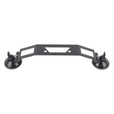 Satellite Suction Cup Car Mount, Aluminum Alloy, Adjustable, Weatherproof Installation Kit for Mini Dishes, RV and Boat