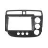9'' Car Radio Stereo Dash Frame Fascia Bezel Panel Compatible for Honda Civic 2001 02 03 04 05 Mount Kit RHD view 1