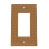 Building Brick Light Switch Cover Plate - Compatible with Standard Construction Blocks - Single Decora (Matte Caramel) view 1