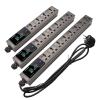 Power Strip Digital Ampermeter Voltmeter Power Energy 2/3/4/5/6/7/8/9/10 Universal Socket Extension electrica 2meter Cord(US Plug) view 1