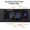 Power Strip Digital Ampermeter Voltmeter Power Energy 2/3/4/5/6/7/8/9/10 Universal Socket Extension electrica 2meter Cord(US Plug) view 2