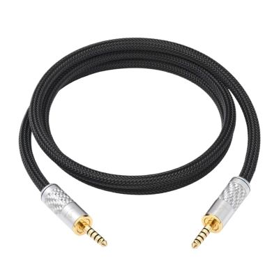 4.4mm to 3.5mm Aux Cable Gold Plated 4.4mm to 3.5mm/4.4mm/6.5mm Jack Balanced Male to Male Adapter Cable(4.4mm to 4.4mm,5m)