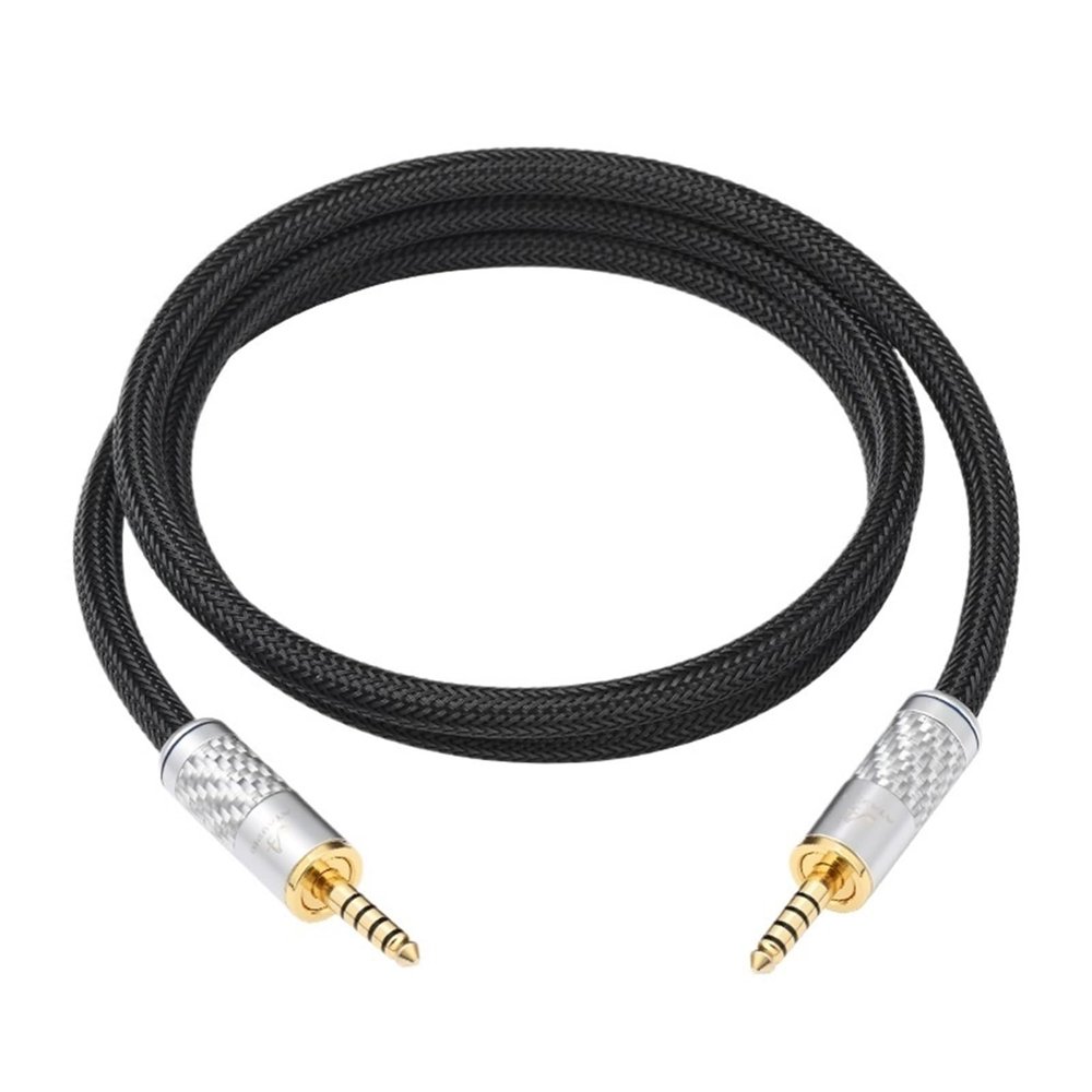 4.4mm to 3.5mm Aux Cable Gold Plated 4.4mm to 3.5mm/4.4mm/6.5mm Jack Balanced Male to Male Adapter Cable(4.4mm to 4.4mm,5m)