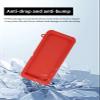 Case for Texas Instruments TI-84 Plus CE Graphing Calculator,WUNIAK Soft Silicone Protective Portable Cover with Lanyard,Anti-Scratch Shock Resistant Shell for TI-84 Plus CE/CE-T/CE-Python,Red view 2