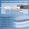COLORWING TZe-232 Red on White Compatible with Brother P Touch Label Tape TZe232 12mm 0.47" TZ Tape Laminated for Brother Ptouch PT-D210 D220 H110 1280 D610 Refills, 5-Pack view 2