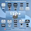 COLORWING TZe-232 Red on White Compatible with Brother P Touch Label Tape TZe232 12mm 0.47" TZ Tape Laminated for Brother Ptouch PT-D210 D220 H110 1280 D610 Refills, 5-Pack view 3
