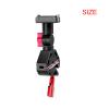 Quick Release Action Camera Handlebar Mount with 360 Adjustable Rotation Aluminum Alloy Clamp for Bikes Motorcycles Quick Release Action Camera Mount view 3