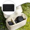 BaotyJie Camera Bag Insert Shockproof Equipment Photography Pouch Protection Portable Outdoor Compartment Padded Inner Case, Black L view 4