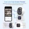 1080P HD Security Camera, Home Security Camera, 2MP Pixels with Two Way Talk and 360 Degree Pan Tilt Angle, Night Indoor Camera for view 2