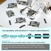 6-Pack Label Maker Tape 12mm 0.47" Black Tze-335 Replacement for Brother P Touch Label Tape TZe335 TZ-335, Compatible with Brother Ptouch PT-D210 PT-H110 PT-D220 PT-D400, White on Black view 2