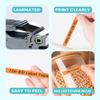 2-Pack Label Maker Tape 12mm 0.47" White Replacement for Brother P Touch Label Tape TZe-231 TZ-231, Compatible with Brother Ptouch PT-D210 PT-H110 PT-D220 PT-D400,Black on Orange view 4