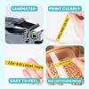 2-Pack Label Maker Tape 12mm 0.47" Yellow Replacement for Brother P Touch Label Tape TZe-631 TZ-631, Compatible with Brother Ptouch PT-D210 PT-H110 PT-D220 PT-D400,Black on Yellow view 4