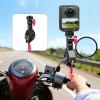 Quick Release Action Camera Handlebar Mount with 360 Adjustable Rotation Aluminum Alloy Clamp for Bikes Motorcycles Quick Release Action Camera Mount view 2
