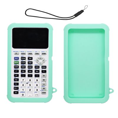 Case for Texas Instruments TI-84 Plus CE Graphing Calculator,WUNIAK Soft Silicone Protective Portable Cover with Lanyard,Anti-Scratch Shock Resistant Shell for TI-84 CE-T/CE-Python,Lavender Gray