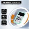 Case for Texas Instruments TI-84 Plus CE Graphing Calculator,WUNIAK Soft Silicone Protective Portable Cover with Lanyard,Anti-Scratch Shock Resistant Shell for TI-84 CE-T/CE-Python,Lavender Gray view 3