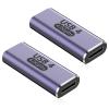 USB C Female to Type C Female Adapter,USB C Coupler TypeC Extension Adopter iPhone Charging Extender Adapter for Apple iPhone 17 16 15 Pro Max Thunderbolt 4/3 Data Transfer 8K@60Hz Video view 1
