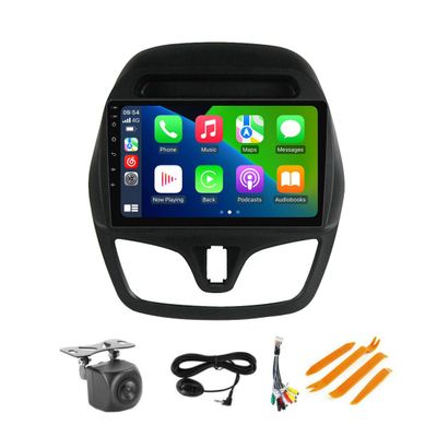 Android Stereo for Chevrolet Chevy Spark Beat 2015-2018 - 9" IPS Touch Screen Built-in Car-Play Android Auto/GPS Navigation/5G WiFi/FM/SWC/AHD Camera