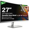 [2-Pack] 27 Inch Reusable Nano Bezel Anti-Glare Computer Privacy Screen for Monitor, 16:9 Aspect Ratio, Residue-Free Removable Anti-Spy Filter, Eye Protection Anti-Blue Light Desktop Security Shield view 1