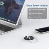 Desk Power Grommet, Haylink Recessed Power Outlet with AC Plug & Fast Charging USB A+C | 6.56FT Cable | 2" Pre-Cut Hole| for Modern Desk, Kitchen Island & Workshop, Black view 4