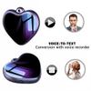 Heart Pendant Voice Recorder - 200h Storage Mini Hidden Recorder with Voice Activation & Noise Reduction, 35h Continuous Recording, Portable for Meetings, Lectures, Interviews (4GB) view 4