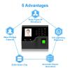 DFEDHF Biometric System Face Recognition Employee Fingerprint Registration Work Time WiFi Access Control Attendance Machine (German) view 4