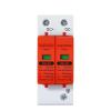 DC SPD 2P 500V 800V 1000V Low Voltage Surge Protector Photovoltaic Lightning Protection with 20KA-40KA Current Rating(600V) view 2