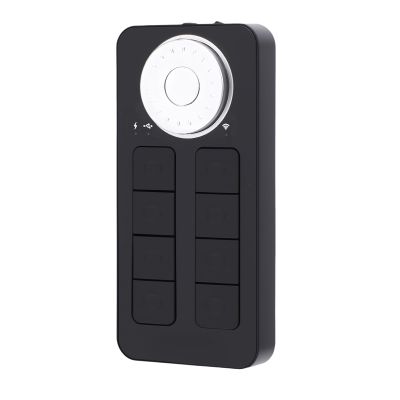 Goshyda Programmable Shortcut Keypad with OLED Screen, 8 Keys & Multifunctional Dial for Digital Drawing Video Editing, Compatible with Wins OS X