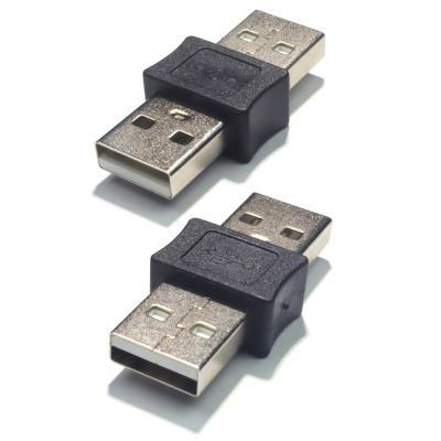 2Pack USB Connectors Converters Sturdy Metal Build Plugs Play Functionality Multiple Device Compatibility Metal USB Adapters