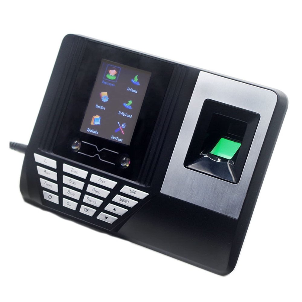 DFEDHF Countertop Placed Time Attendance Terminal Table Attendance Machine No Need Installation Fingerprint,