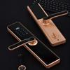 DFEDHF Door Locks with Keys Home Security Door Fingerprint Lock Smart Lock Swipe Password Automatic Unlocking Multi-Factor authentication view 3