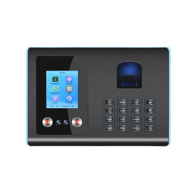 DFEDHF Time Clocks Face Recognition Attendance Machine LCD Display Biometric Fingerprint Attendance System Time Employee Checking-in Recorder,