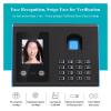 DFEDHF Time Clocks Face Recognition Attendance Machine LCD Display Biometric Fingerprint Attendance System Time Employee Checking-in Recorder, view 2