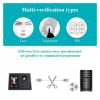 DFEDHF Time Clocks Face Recognition Attendance Machine LCD Display Biometric Fingerprint Attendance System Time Employee Checking-in Recorder, view 4