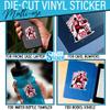 Customized Personalized Basketball Player Name & Number Sticker, Custom Basketball Sports Multi Team Waterproof Die-Cut Vinyl Stickers for Laptop, Water Bottle, Phones, Hard Hat Decal Gifts for Him view 2