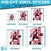 Customized Personalized Basketball Player Name & Number Sticker, Custom Basketball Sports Multi Team Waterproof Die-Cut Vinyl Stickers for Laptop, Water Bottle, Phones, Hard Hat Decal Gifts for Him view 4