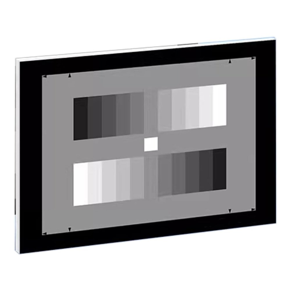 RKXKJ Color Calibration Test Card, 11 Phase Standard Grayscale Test for Camera, Improve Image Clarity and Contrast, for Digital Photo and Video